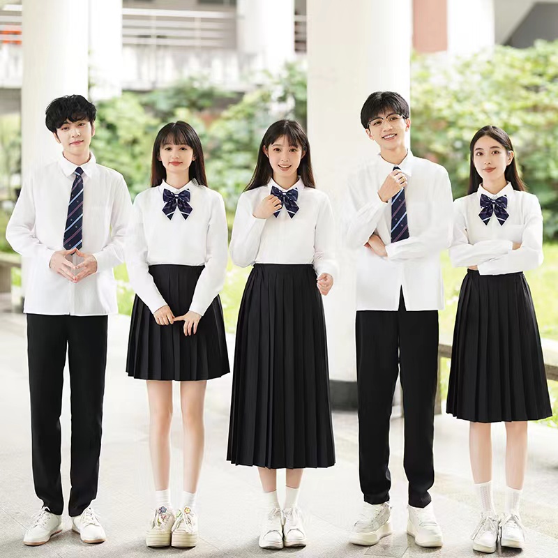 Poetry Recitation Chorus Competition Performance Clothing Long Skirt Junior High School Student Primary School Student Sports Meeting Graduation Class Uniform Suit