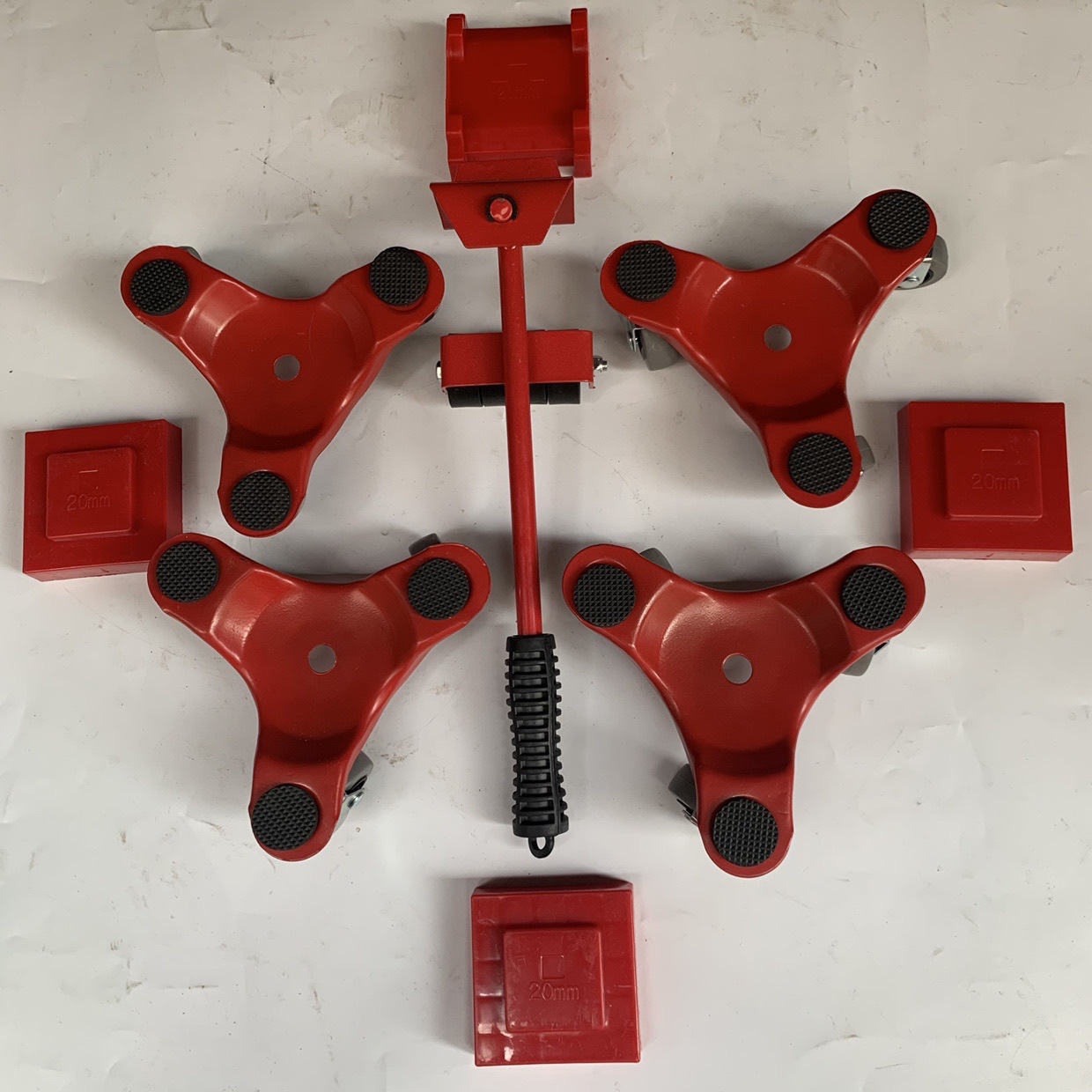 厂家直销9件套新款塑料搬家器 重物搬移器 可移动便携式搬家工具