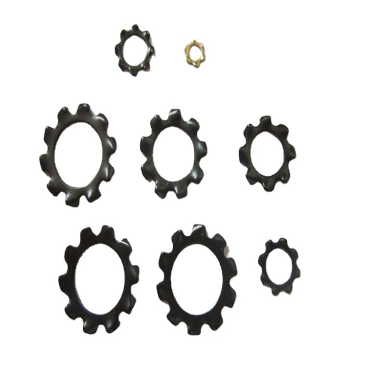 不锈钢304/316L外齿垫圈GB862.1防松垫片锁紧垫圈DIN6797A防滑垫