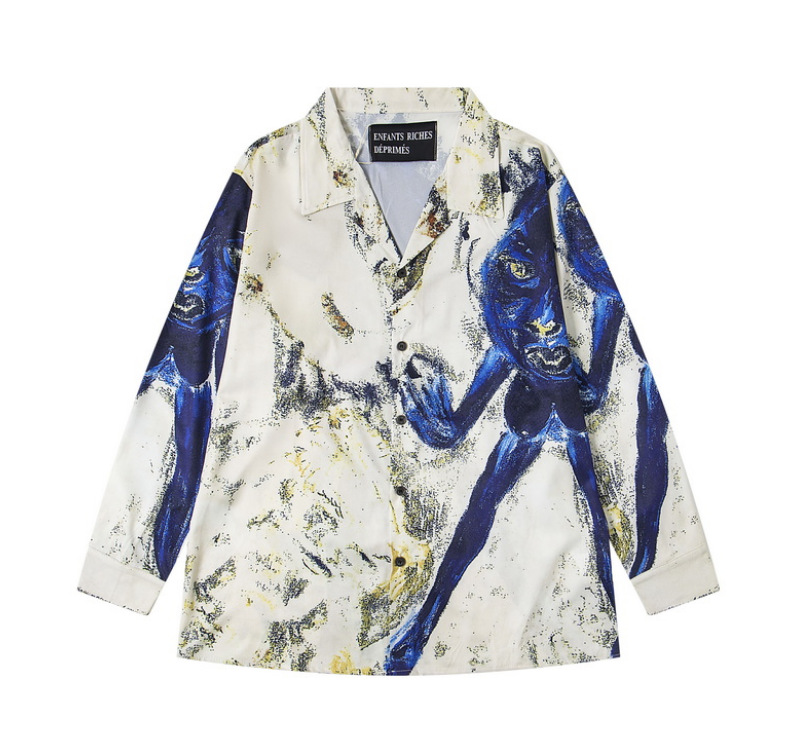 Enfants Riches Déprimés Shirt Melancholy Figure Print White