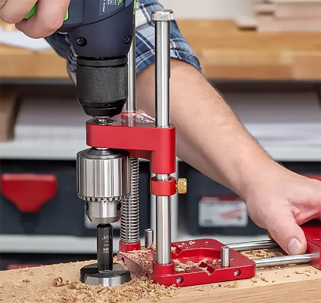 新品Woodpeckers精准定位器 便携带式钻孔定位器 木工定位仪