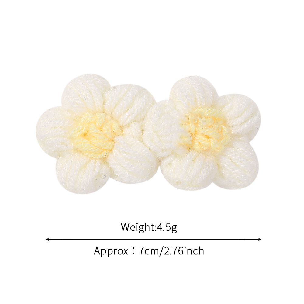 Kid'S Sweet Flower Cloth Hair Clip display picture 3