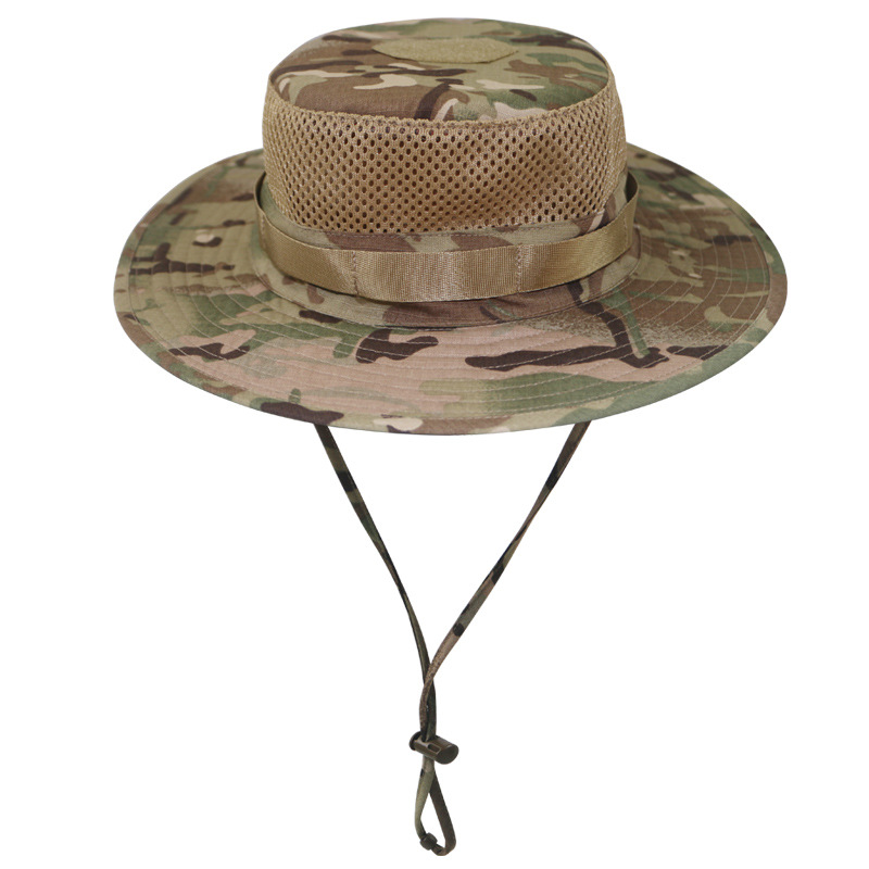 sombrero de pescador de sombrero de verano para hombres sombrero de sol camuflado sombrero de pesca al aire libre sombrero de montaña transpirable