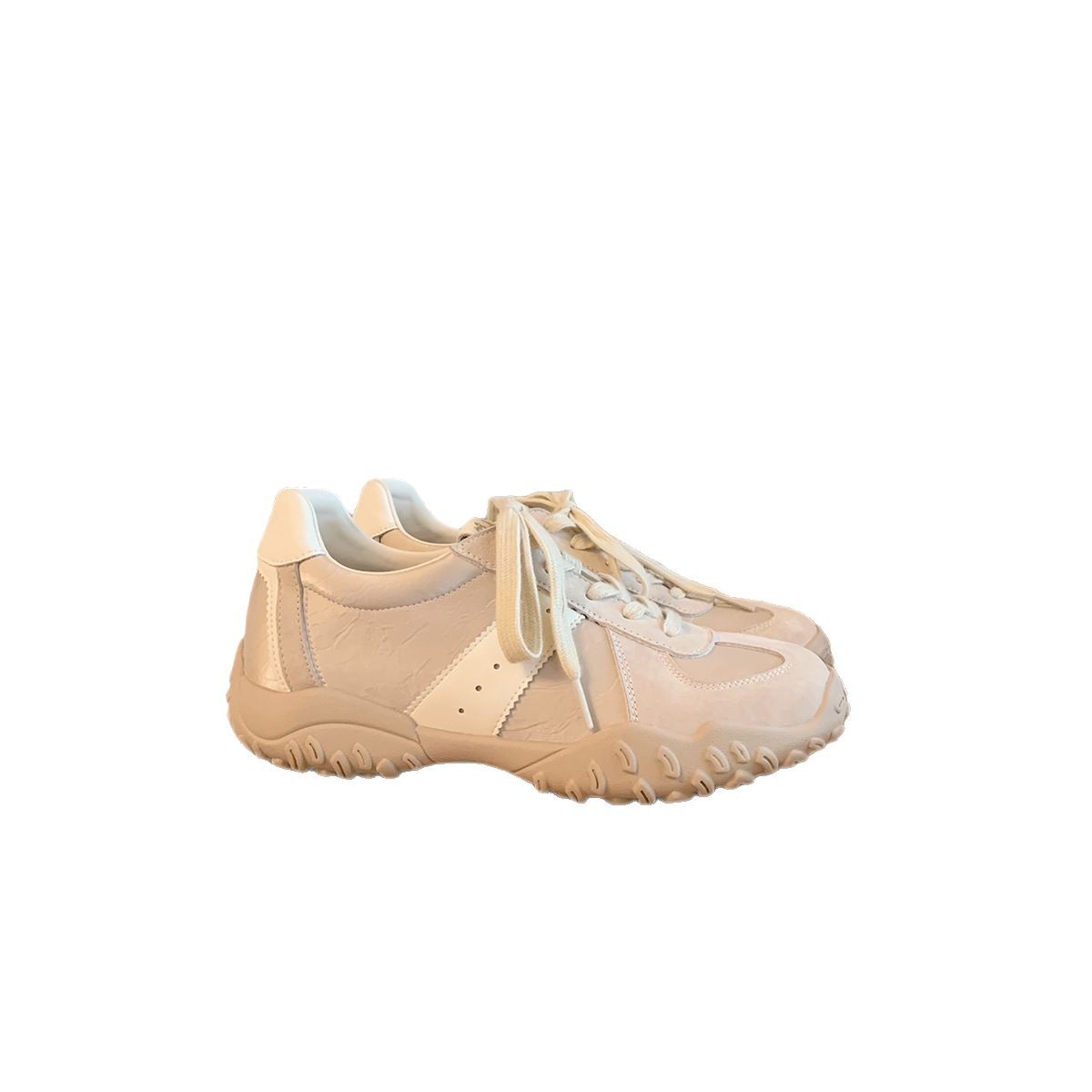 Grape Mom studiolee aumenta en 7cm ~ Zapatos de papá deportivos con cordones de punta redonda