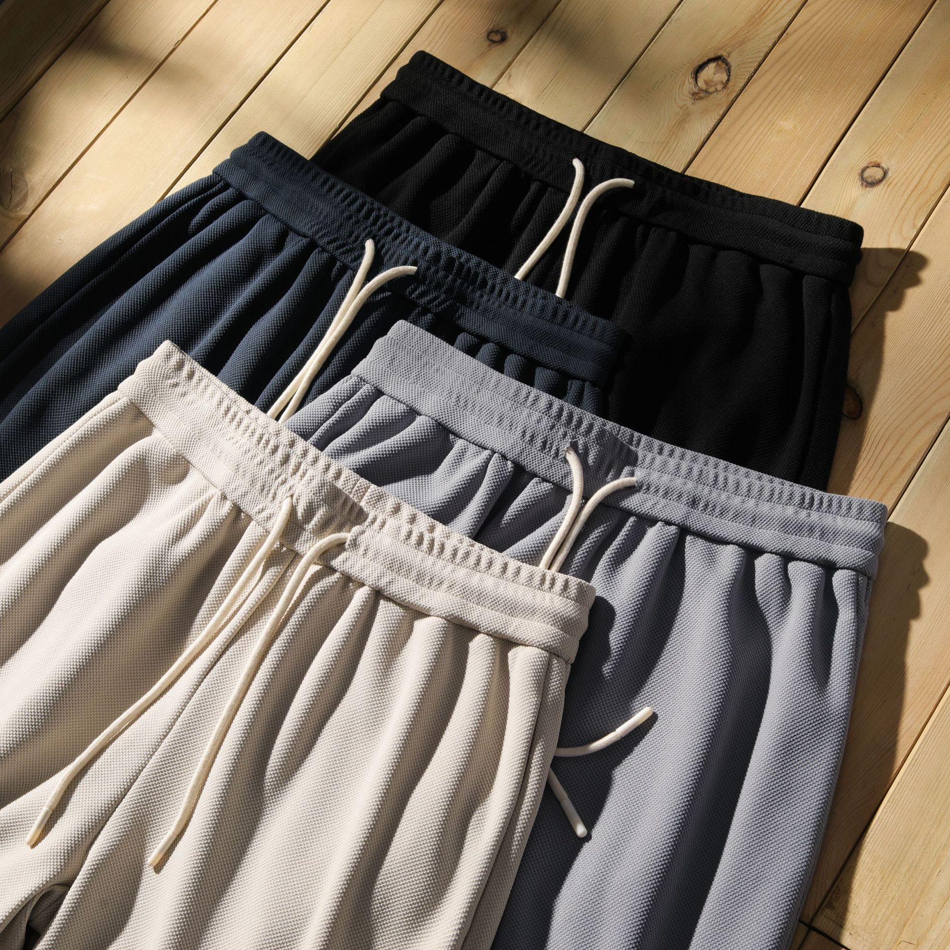 Men's Casual Shorts 2023 Summer New Loose Casual Pants Sports Drawstring All-match Men's Pants