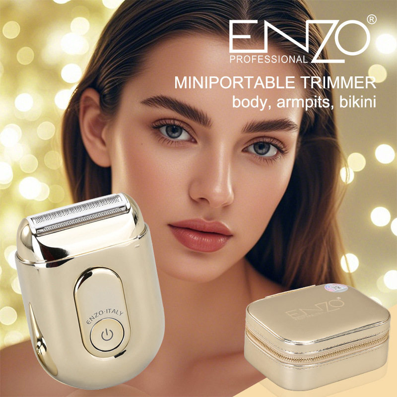 Enzo Mini Alloy Electric Shaver Type-C Rechargeable Razor Portable Facial Hair Trimmer Enzo Mini Alloy Electric Shaver Type-C Rechargeable Razor Portable Facial Hair Trimmer