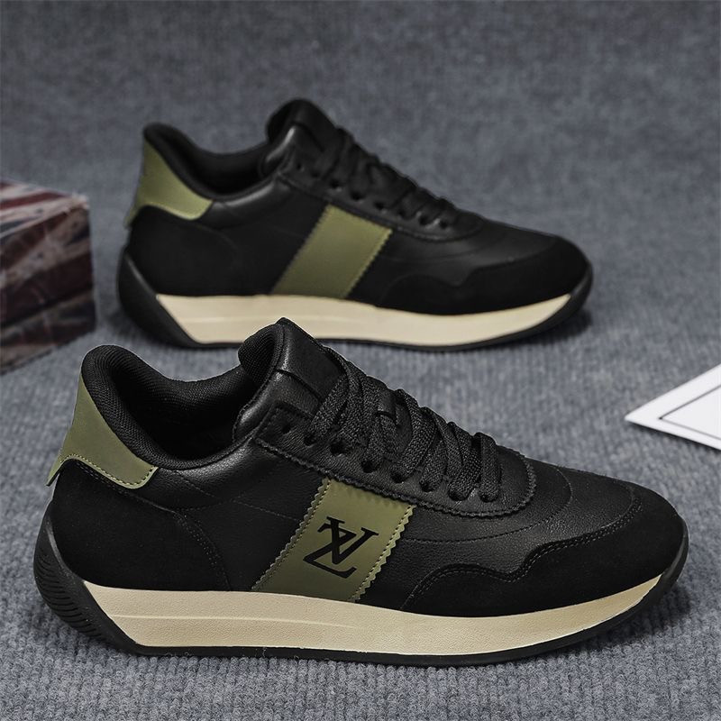 Men's non-slip black fashionable universal sneakers for leisure…