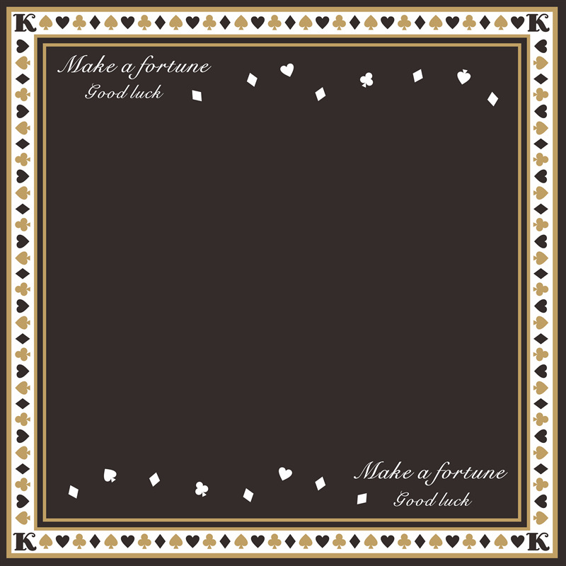 12 negro oscuro; 58 × 58 cm