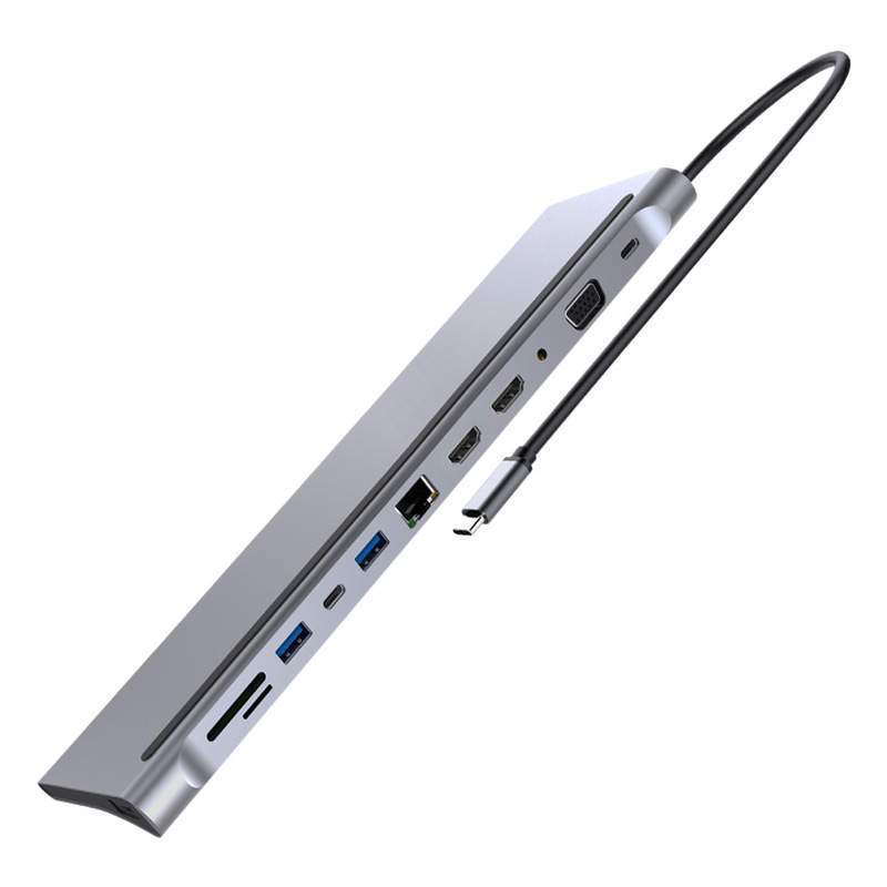 typec multi-screen different display expansion dock laptop base MST converter bracket multi-port usb docking station