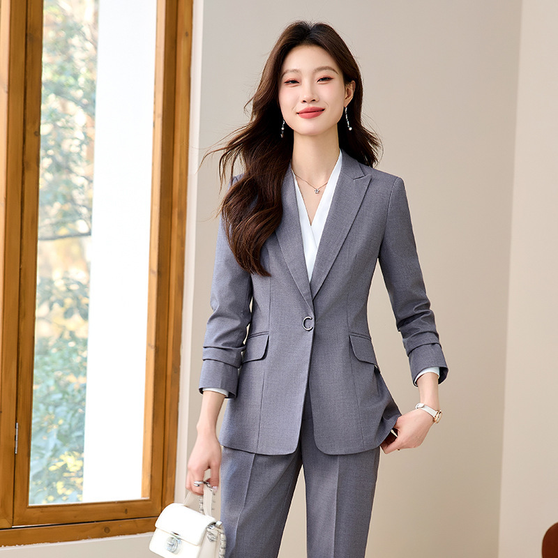 Set, classic suit jacket, jewelry for work