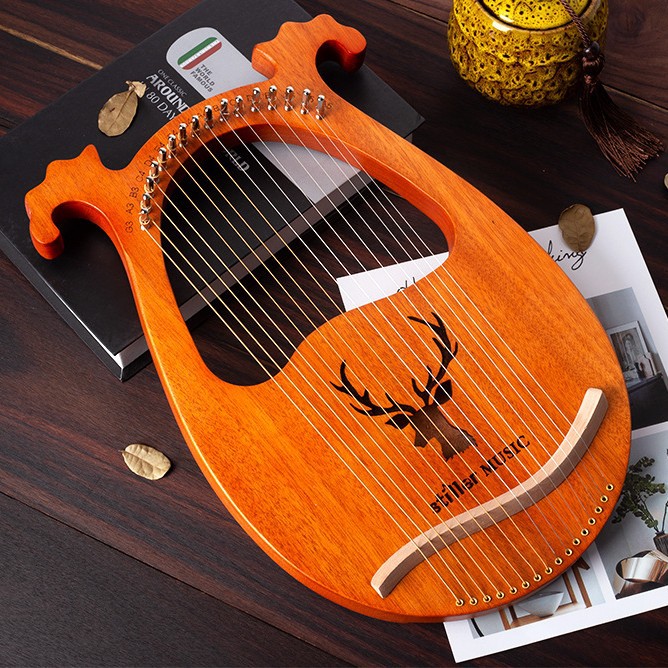 Antler 16-tono lyre Lira portátil instrumento musical portátil