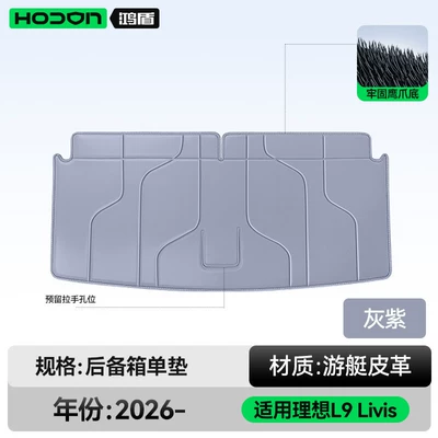 Trunk Mat Accessories - grey-purple-trunk-single-mat-ideal-l92026-2026livis