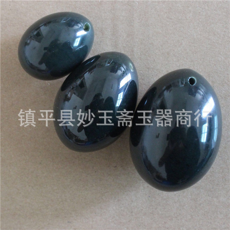 批发玉石鸡蛋按摩器产后康复阴户蛋软玉玉蛋功凯格尔训练蛋玉鸡蛋