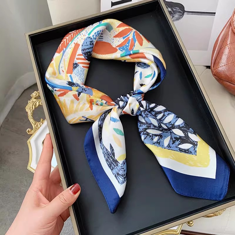 13 impresiones de hojas de otoño - borde azul