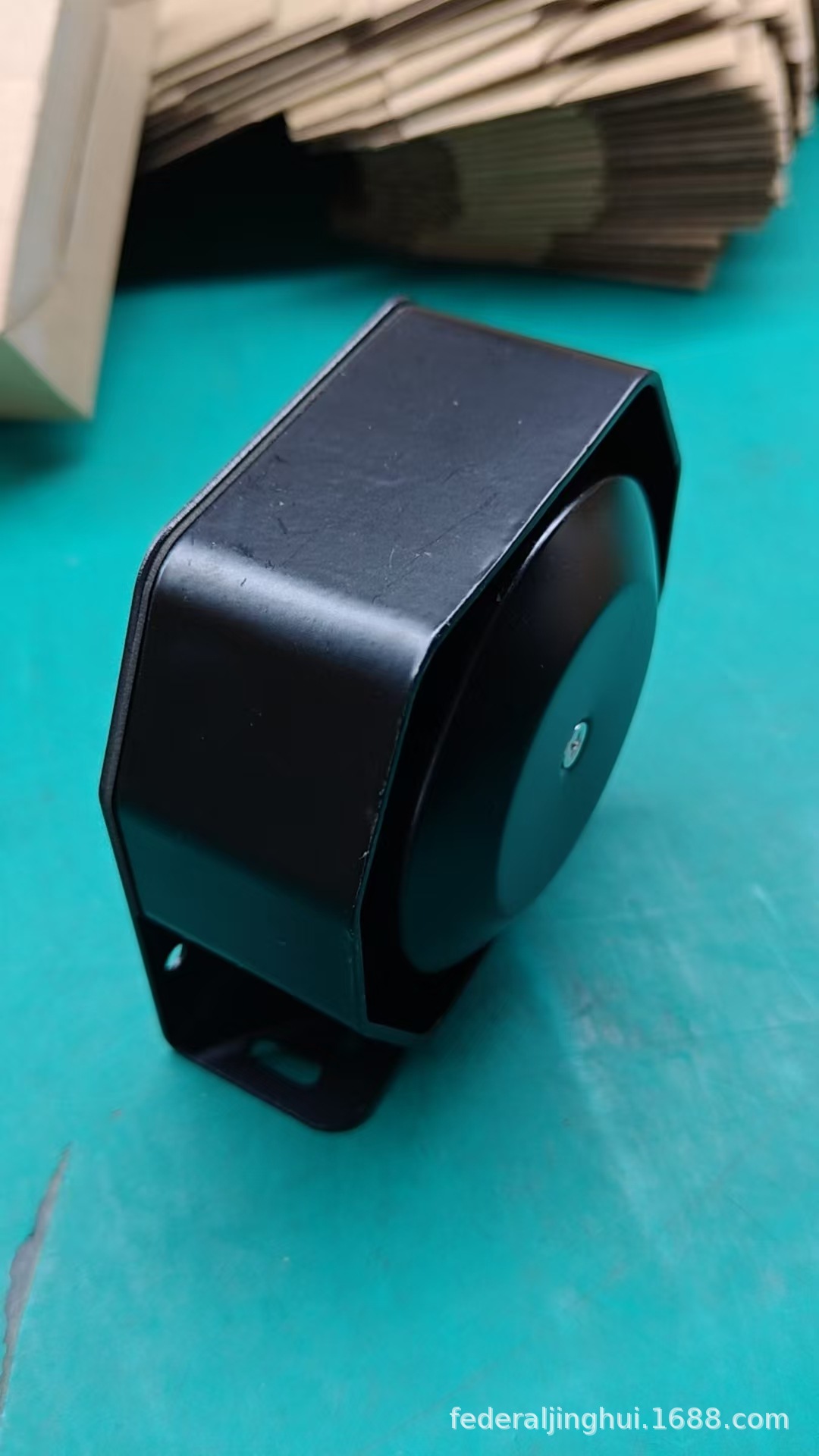 Cross-border 12V car alarm speaker 200W high-pitched loudspeaker siren speaker ultra-thin design octagonal speaker