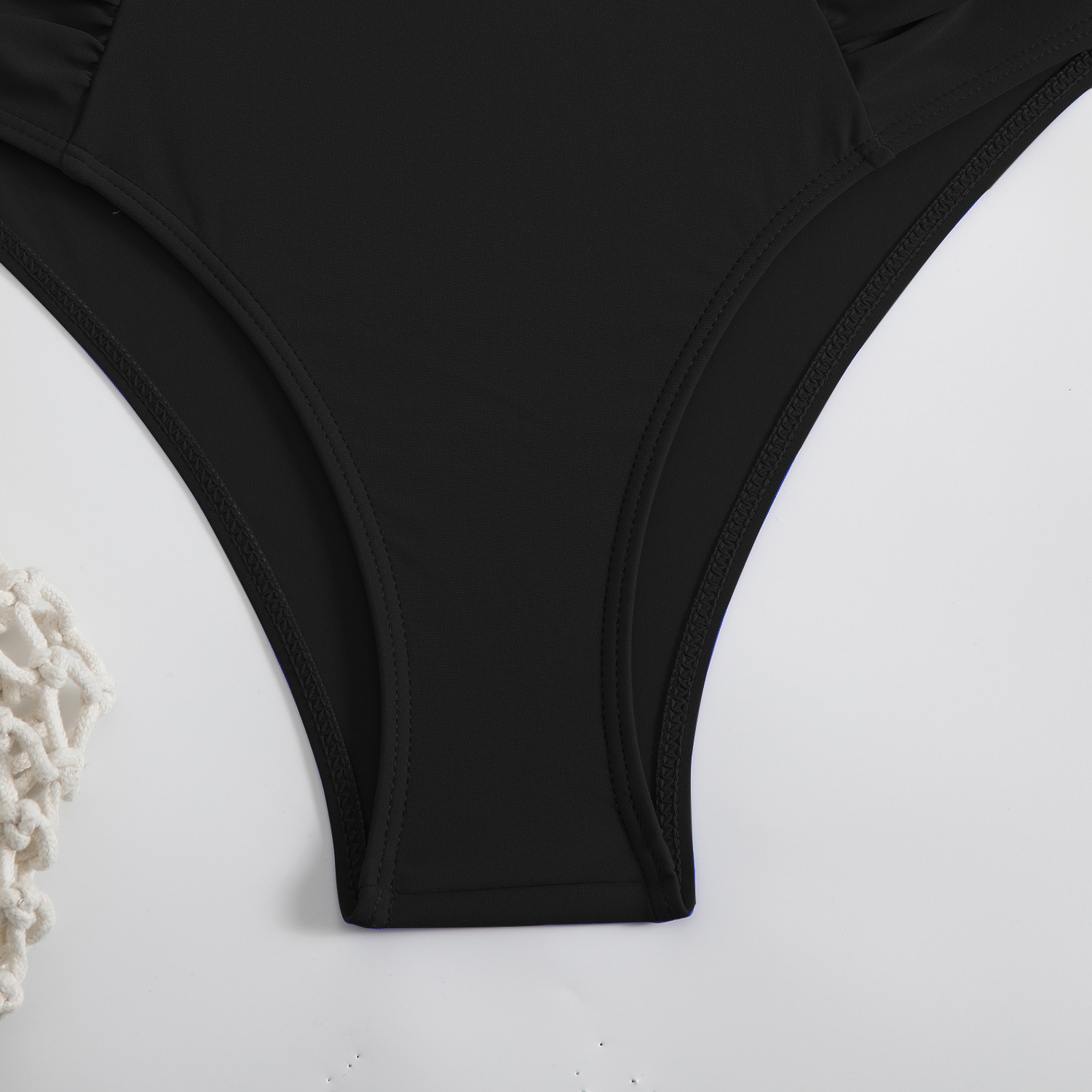 Solid Color Two-Piece Bikini Set For Women, Trendy Swimwear With Comfortable Fit, Versatile Beach & Pool Swimsuit_ecoleips.com