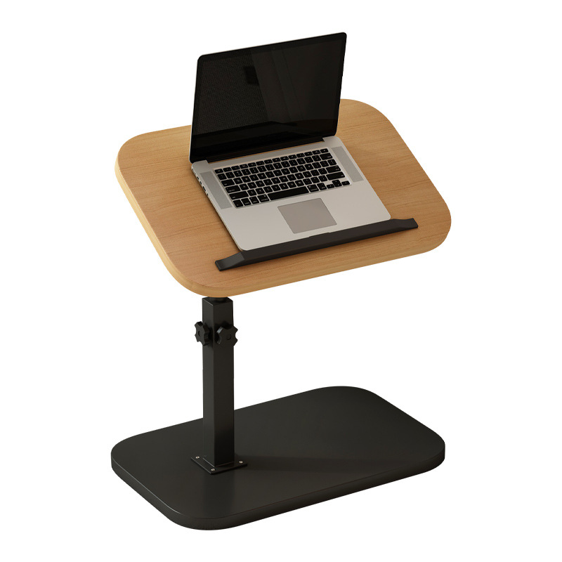 Mesa de cama ajustable para laptop con ruedas | Escritorio móvil para dormitorio