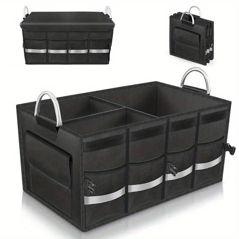 Car Storage Portable Large Capacity Foldable Luggage Box Multi-Functional Trunk Organizer_voghion.com
