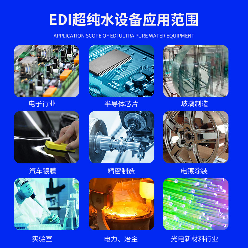 0.25-10吨EDI超纯水设备实验室超纯水系统电子半导体工业超纯水机 3