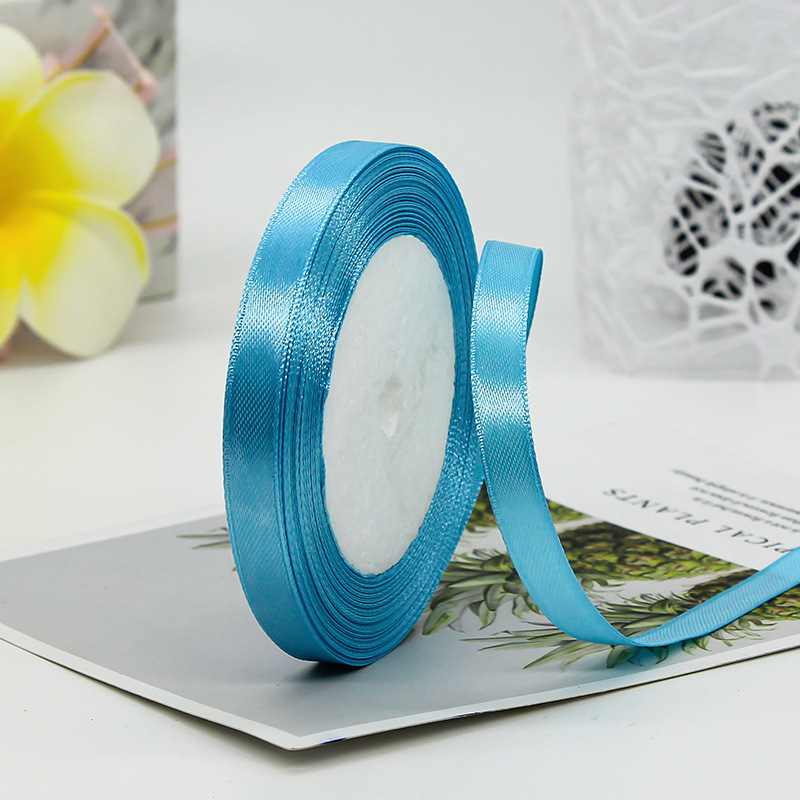 Fábrica al por mayor 1,5 cm cinta de ancho caja de embalaje de dulces cinta decoración de la boda cinta de embalaje de regalo