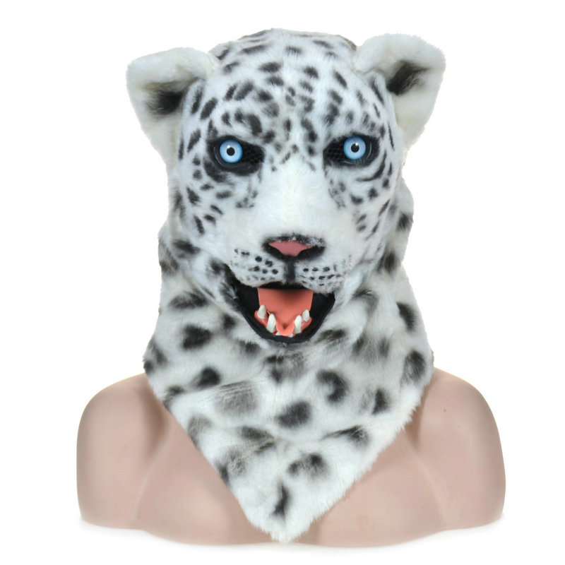 Máscara de cabeza de animal de cara completa Lobo Oso conejo León leopardo fotografía bola rendimiento máscara de película fabricante