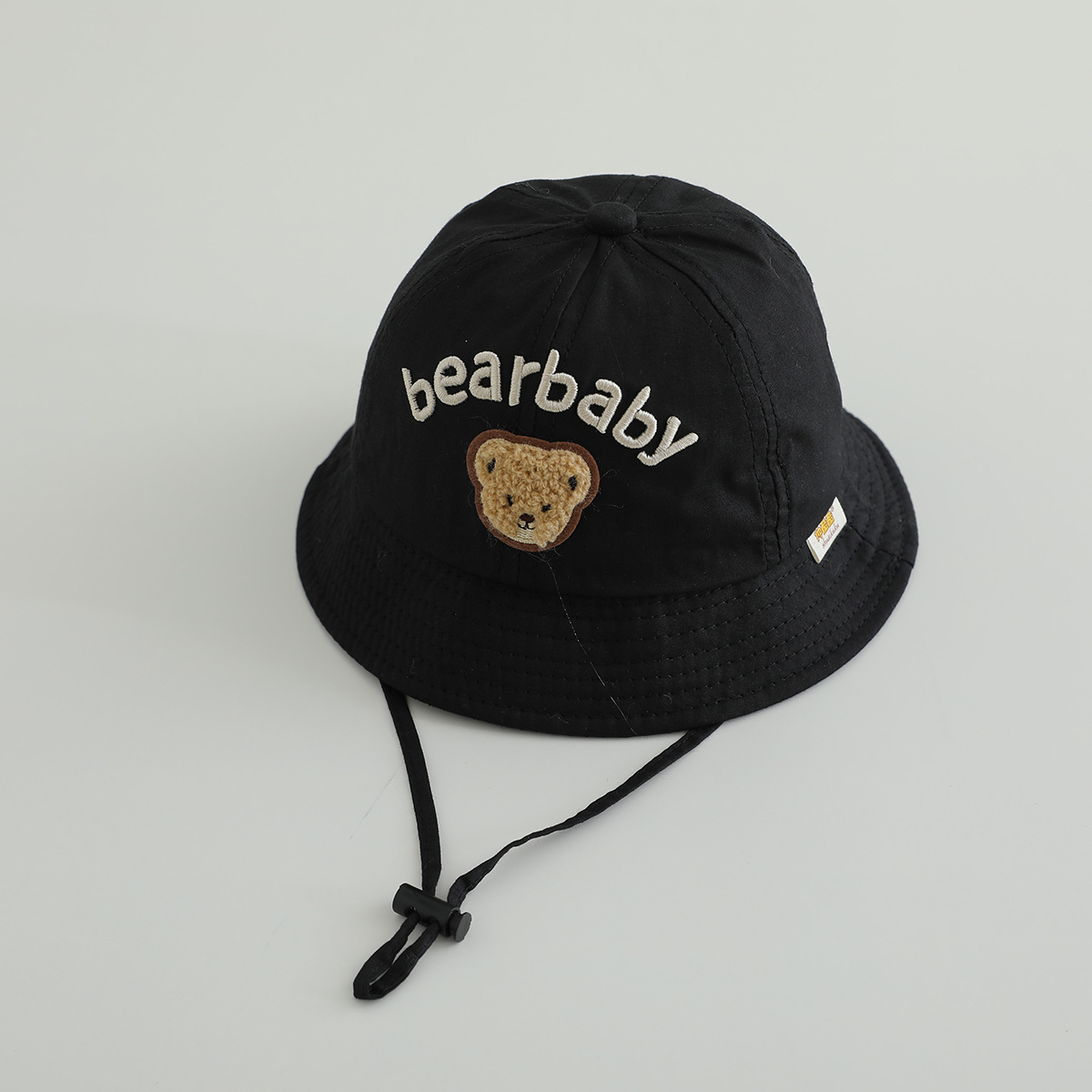 Sombrero de bebé primavera y otoño sombrero pescador sombrero oso pequeño sombrero de verano delgado sombrero de bisel grande sombrero de protección solar para hombres y mujeres