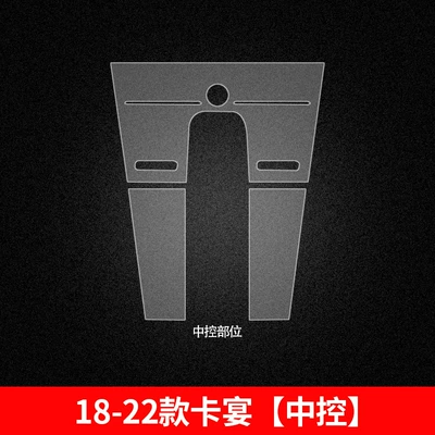 Suitable for Porsche Interior Car interior film - 18-23-cayenne-gear-protective-film