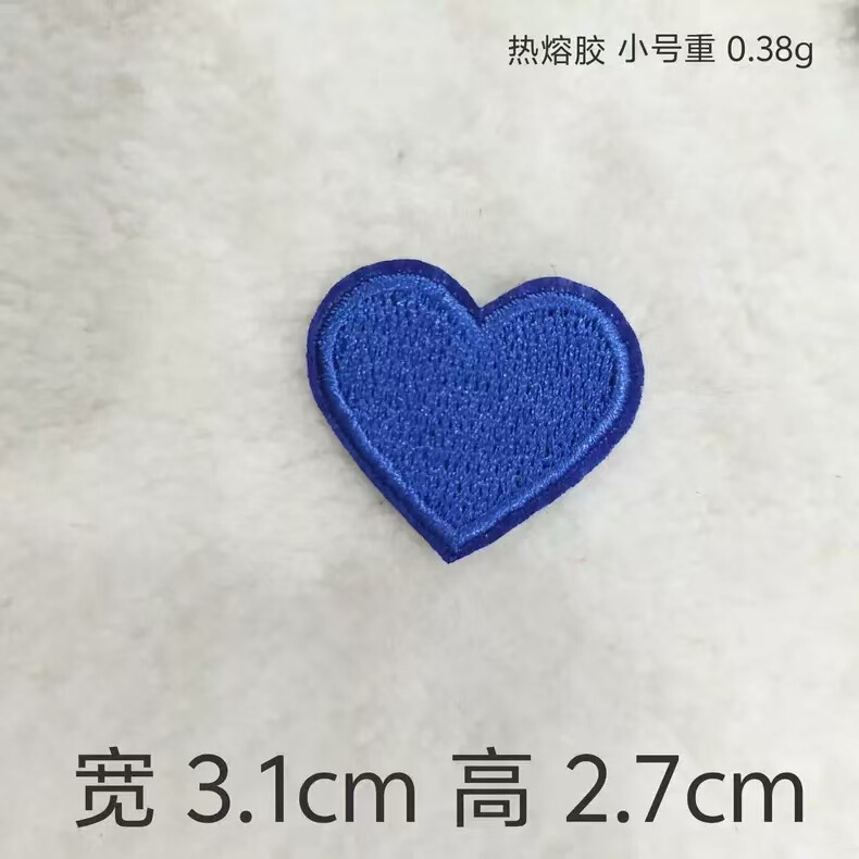 トレンディで美しいカラフルなピーチハートコンピュータ刺繍布ステッカーマルチサイズ DIY 手作りステッカー製造装飾ステッカー卸売|undefined