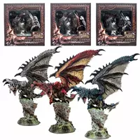 Анимационные игрушки Оптовая продажа Monster Hunter Серебряный Огненный Дракон (Серебро) Ограниченная серия Фигурка в коробке