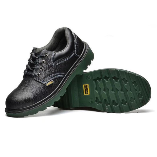 Wholesale Safety Shoes Men Steel Toe Anti-crush Anti-stab Breathable Anti-odor Wear-resistant Solid Bottom Cowhide Work Protection Shoes 