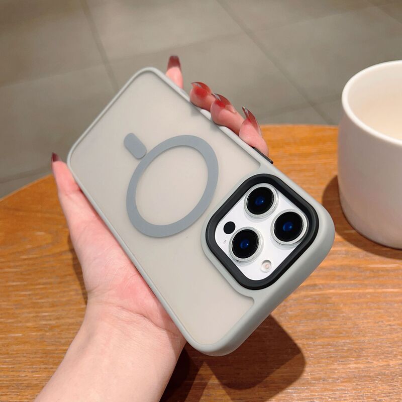 Apple 16 大きな開口部の肌触りの良い16ProMax磁気吸着15携帯電話ケース14レンズ大開口金盾保護に適しています|undefined