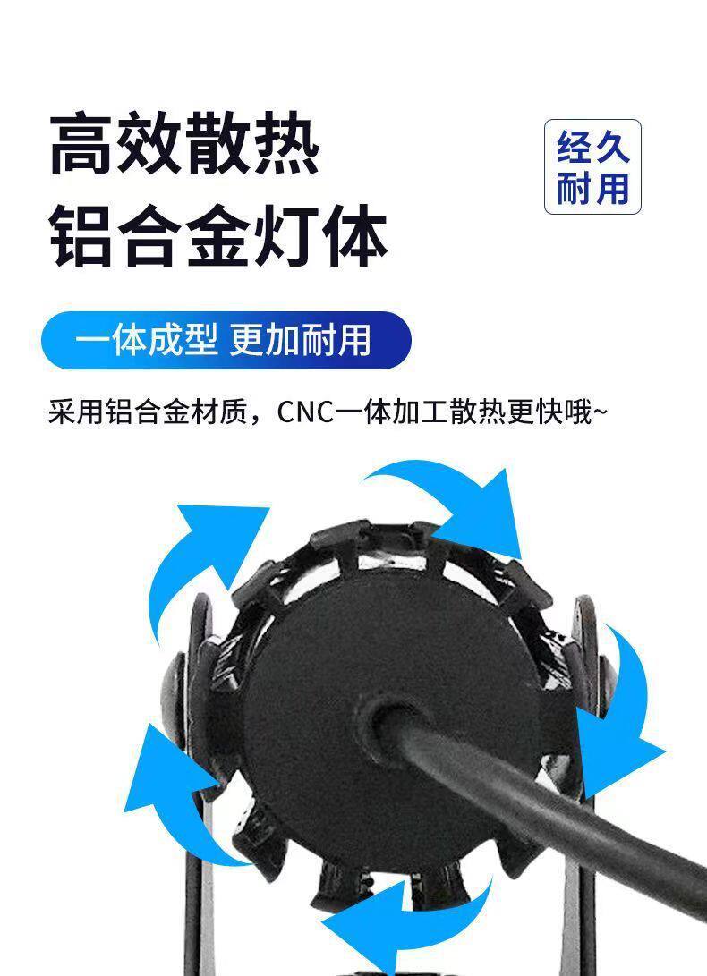 Electric Vehicle Led High-Intensity Laser Cannon Light Motorcycle Modified Spotlight 12V-80V Super Bright Headlight Assembly Car Light