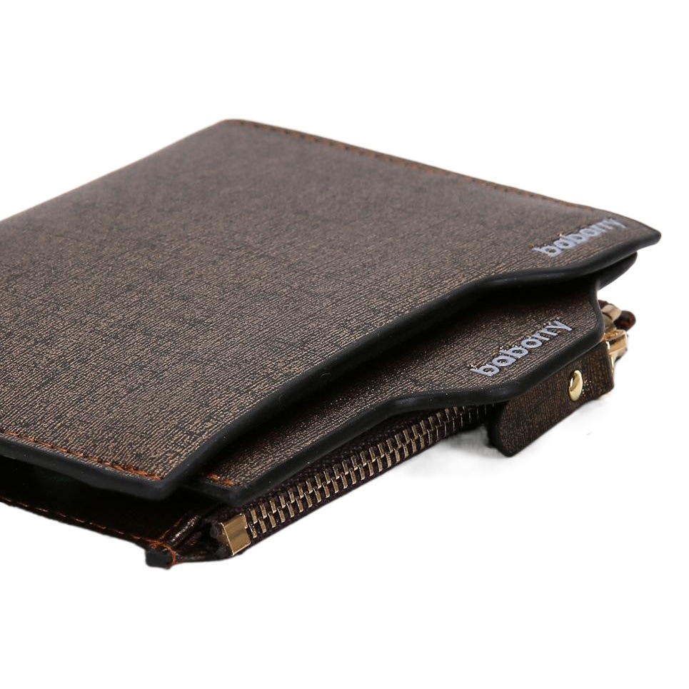 Cartera de hombres de negocios transfronterizos cremallera de la moda de los hombres bolso de los hombres monedero billetera de los hombres