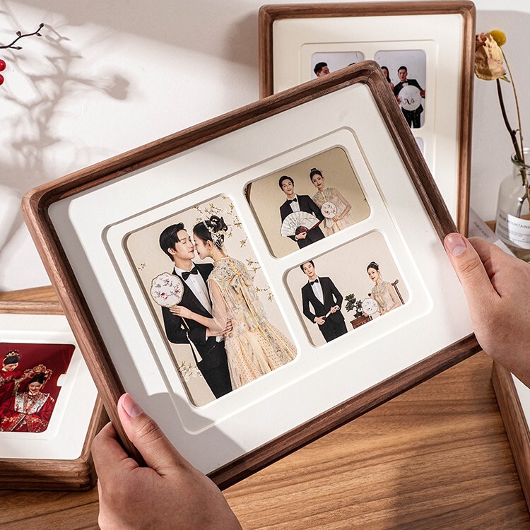 Wedding photo frame decoration photo printing framed wedding photo anniversary couple commemorative photo wall hanging