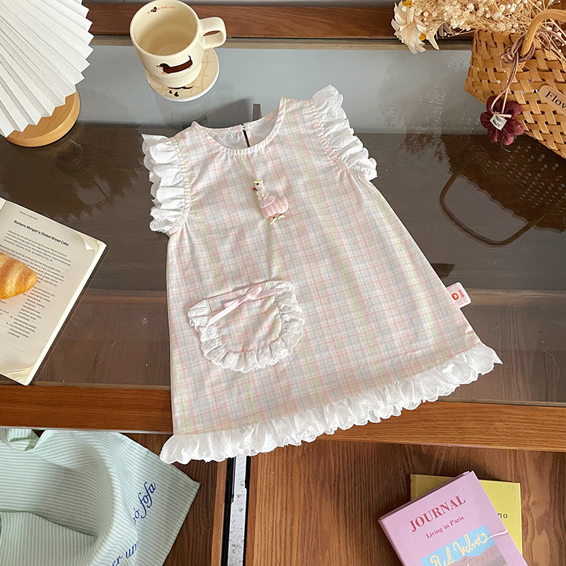 Summer lace sleevless dress