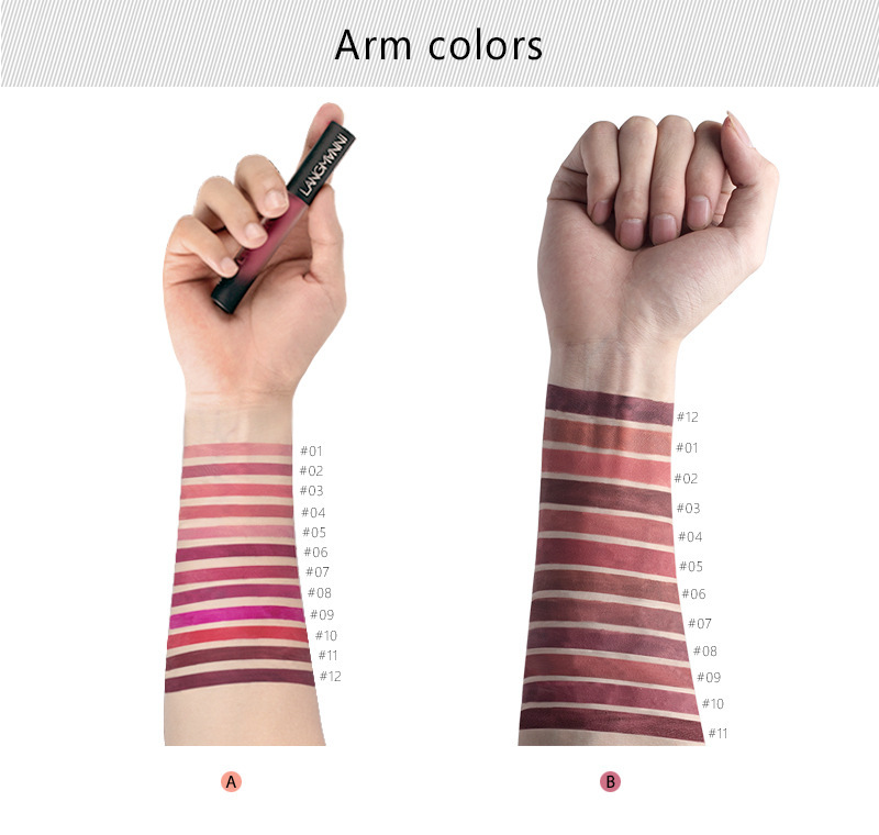 Langmanni Non-stick Cup matte Lip Gloss Set Liquid lipstick undefined