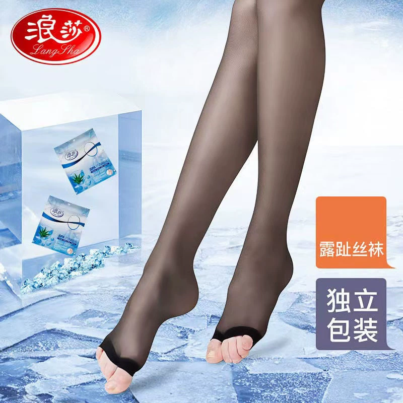 Т tights Spring Summer 浪莎 ультратонкие невидимые колготки для пальцев