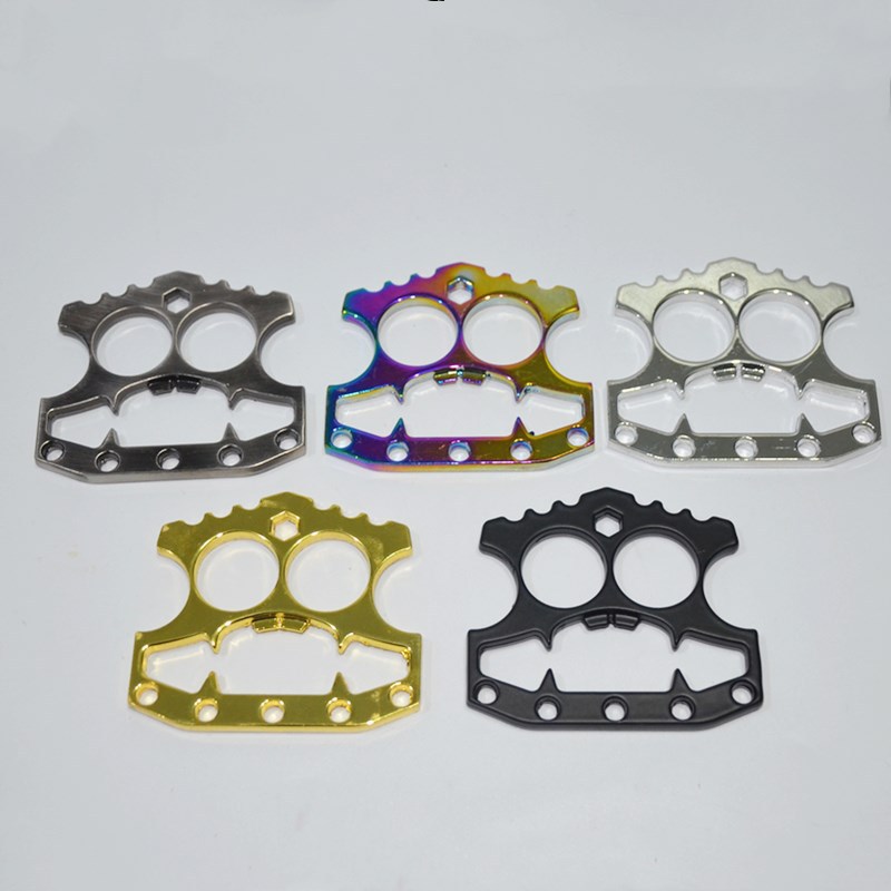 MG呆萌骷髅开瓶器 防身防狼指扣 鲨鱼指虎 双指钥匙扣应急破窗器