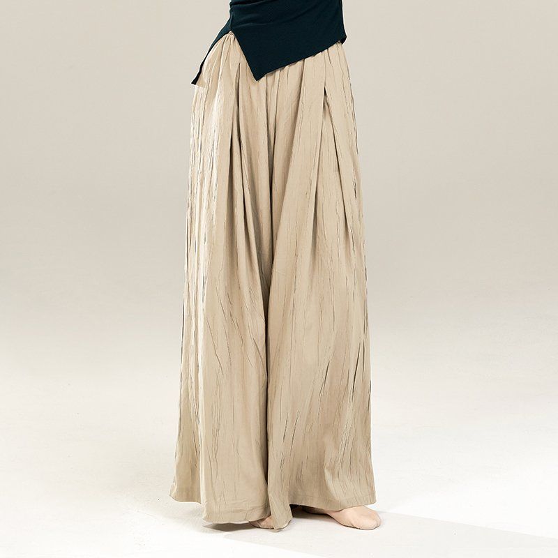 Chinese Dance Classical Dance Loose Wide-Leg Long Dance Pants Modern Dance Elegant Spring Dance Clothes Practice Clothes