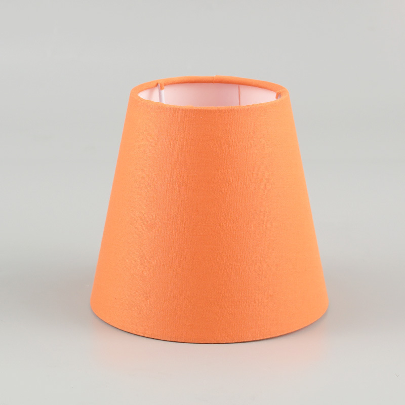 Nueva etiqueta plana Pantalla de fábrica al por mayor de lino lámpara de mesa lámpara de pie pantalla sala de estar dormitorio accesorios de la lámpara de tela