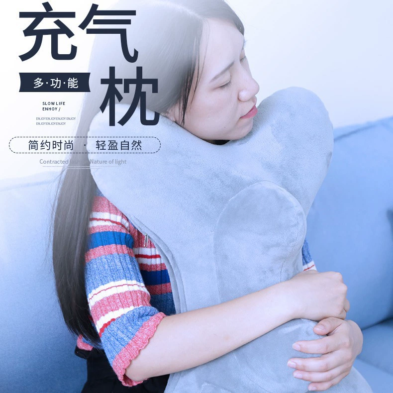 Фабрика спот новая надувная подушка для офисных путешествий надувная подушка подушка для шеи подушка для защиты автомобиля