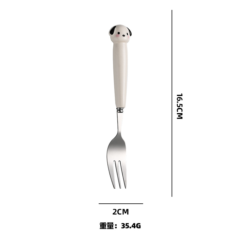 뚱뚱한 개 포크