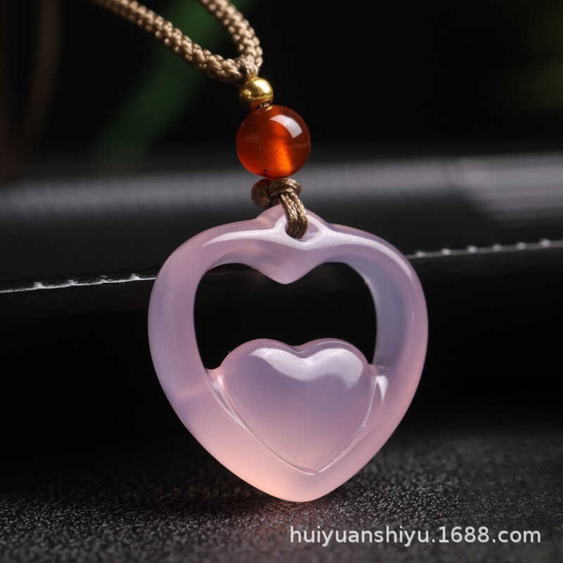 Pink Heart to Heart 26*26mm