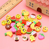 Cartoon fruit children's eraser with animals for elementary school students, wholesale, Birthday gift