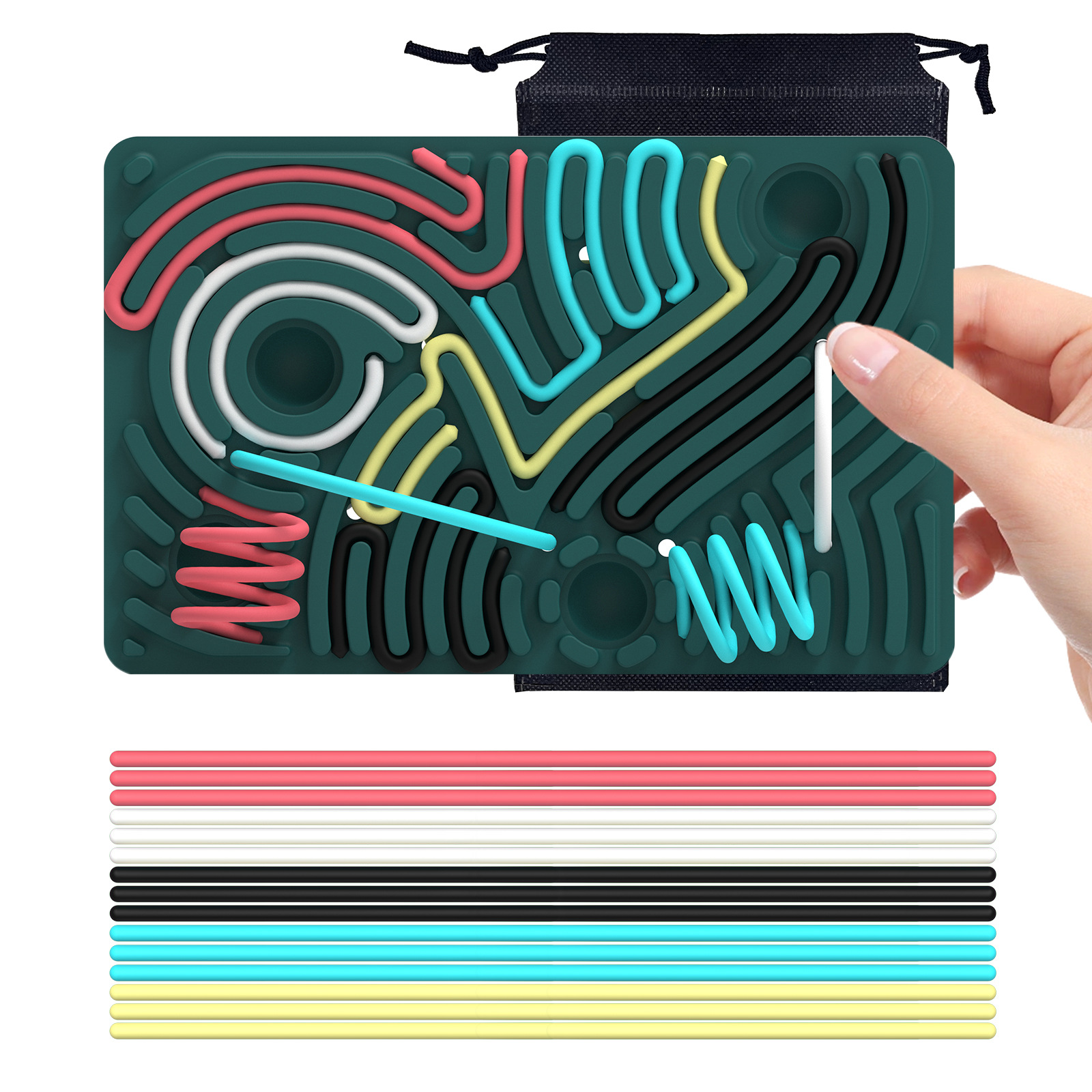 Transfronteriza venta caliente Sensory Activity Board silicona sentido roedores pionero placa de descompresión de presión suave