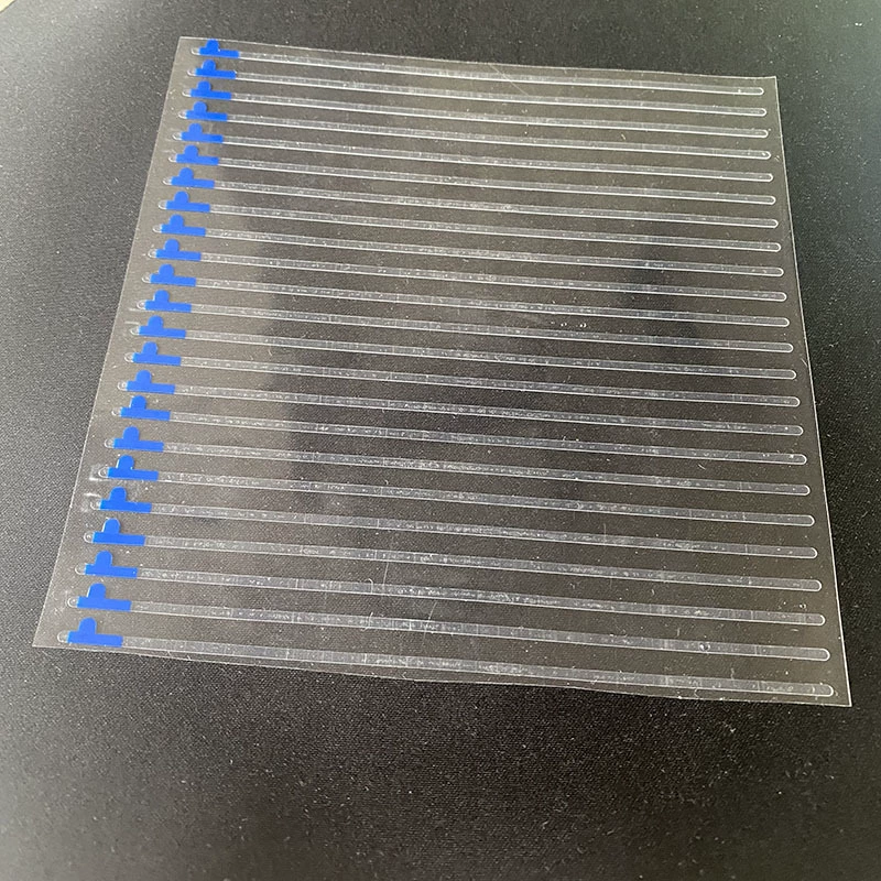 Вырубная на заказ суперлипкая лента, синяя ручная прозрачная двусторонняя лента, складной экран, чехол для мобильного телефона, фиксированная противоскользящая лента