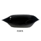 Pure black; small size