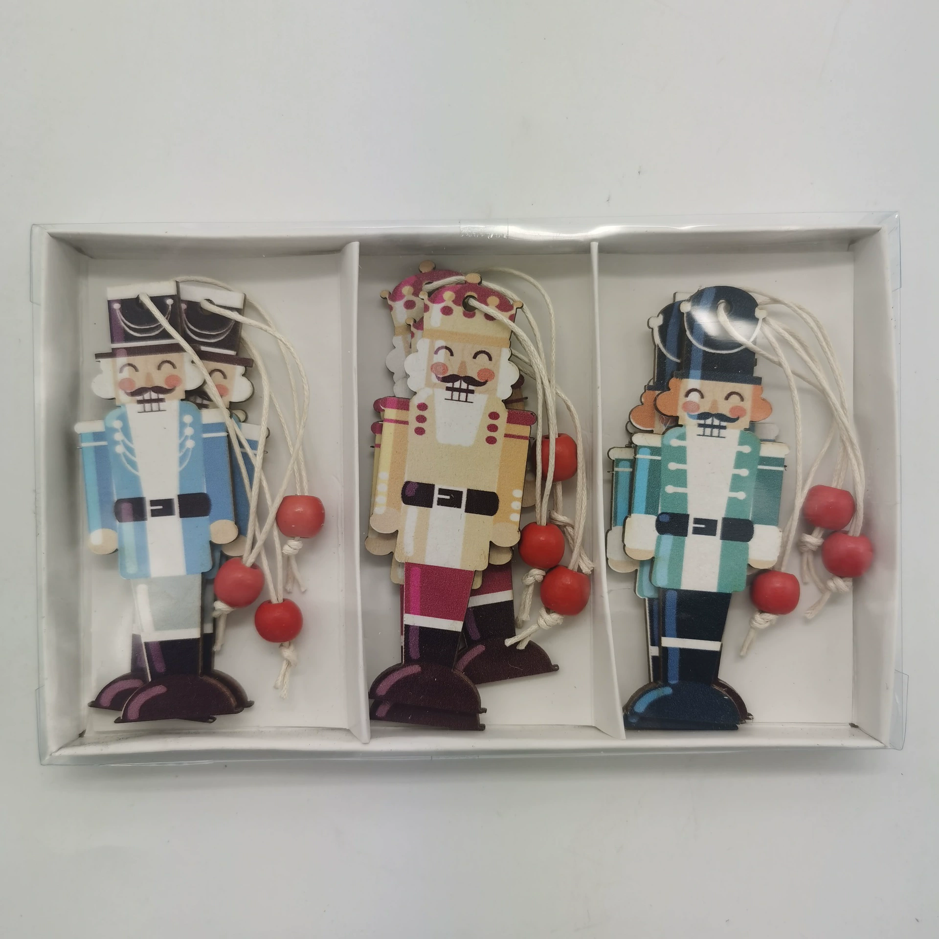 Рождественские украшения поставки деревянный орех солдат кулон Креативные украшения окна висит кулон рождественской елки