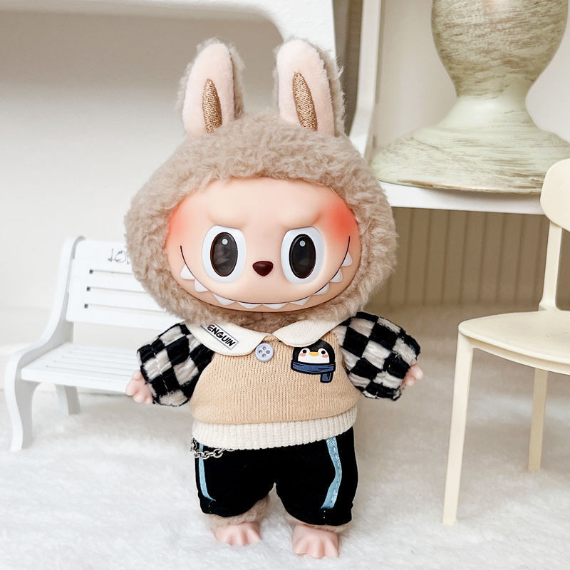 スポットバブルビニール人形ラブブ服着せ替えラブブペンダントかわいい超かわいい人形|undefined