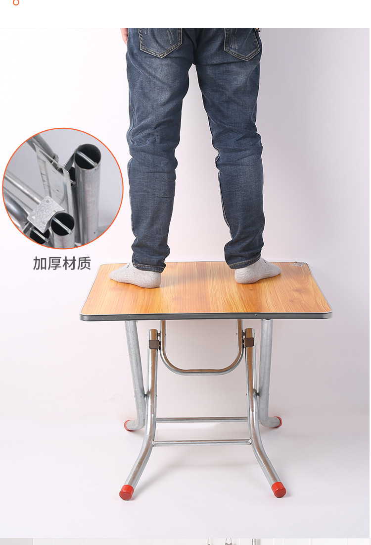 무료 배송 간단한 접이식 테이블 다리 브래킷 식탁 STALL 테이블 랙 철 테이블 스톨 공식 표준 즉석 노력